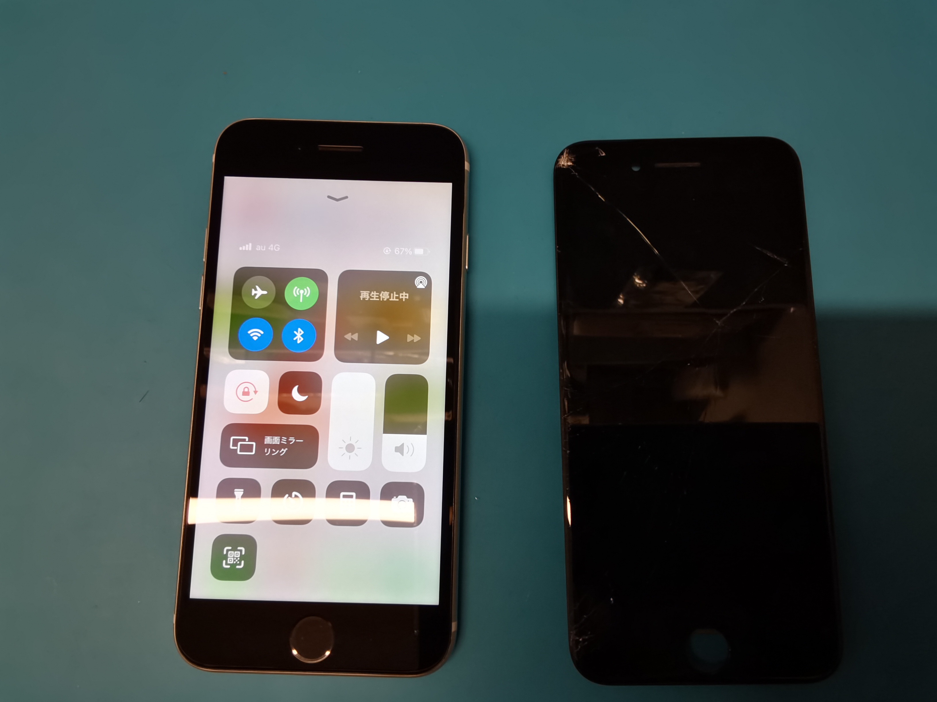 iPhoneSE2(アイフォンエスイー２)画面割れによる修理依頼！最短60分！即日対応可能！【スマホ修理工房札幌店】